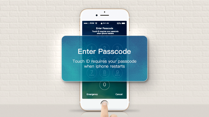 [Fixed] Touch ID Requires Your Passcode when iPhone Restarts. How to Unlock?