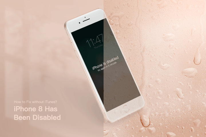 iPhone 8 Has Been Disabled. How to Fix without iTunes?