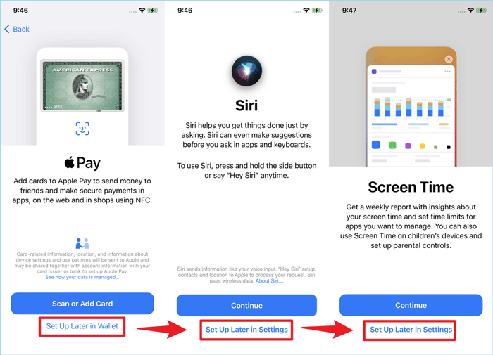 choose last option-wallet